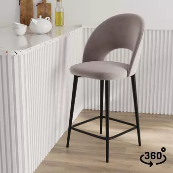 Стул полубарный поворотный Артур 360°