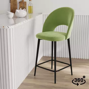 Стул полубарный поворотный Артур 360°