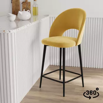 Стул полубарный поворотный Артур 360°