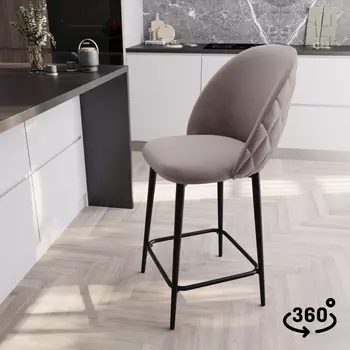 Стул полубарный поворотный Дэни 360°