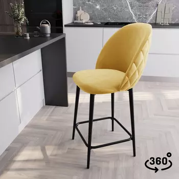 Стул полубарный поворотный Дэни 360°