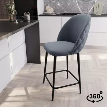 Стул полубарный поворотный Дэни 360°