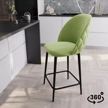 Стул полубарный поворотный Дэни 360°