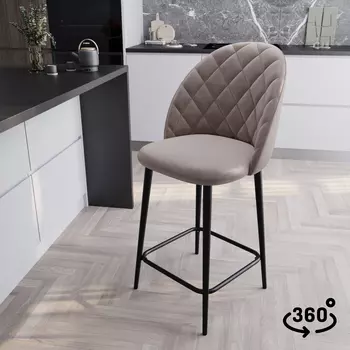 Стул полубарный поворотный Кристоф 360°