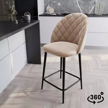 Стул полубарный поворотный Кристоф 360°