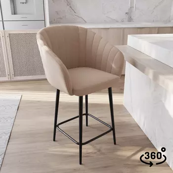 Стул полубарный поворотный Микки 360°