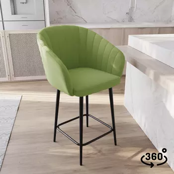 Стул полубарный поворотный Микки 360°