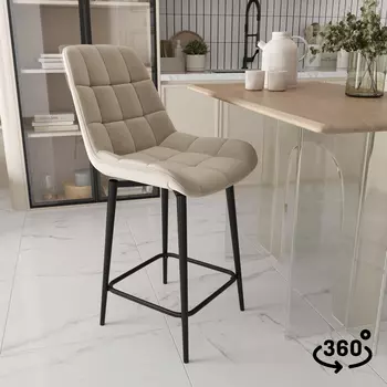 Стул полубарный поворотный Стивен 360°