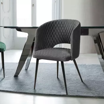 Стул с полукруглой спинкой Вильям Ромб