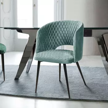 Стул с полукруглой спинкой Вильям Ромб