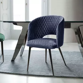 Стул с полукруглой спинкой Вильям Ромб