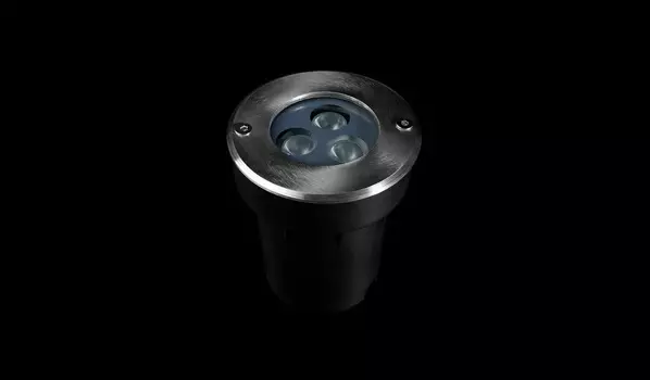 Архитектурный точечный грунтовый светодиодный прожектор ПОДСНЕЖНИК AMD0303-220-CW