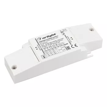 Блок питания ARJ-SP-7-PFC-TRIAC-INS (7W, 12-20V, 0.18-0.35A) (Arlight, IP20 Пластик, 5 лет); 027139(1)