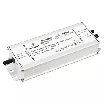 Блок питания ARPV-UH12150-PFC-DALI-PH (12V, 12.5A, 150W) (Arlight, IP67 Металл, 7 лет)