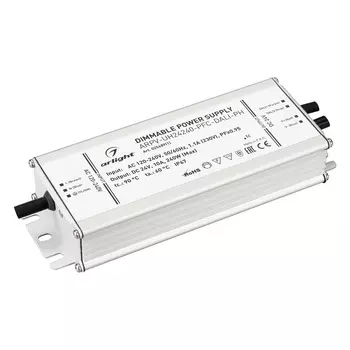 Блок питания ARPV-UH24240-PFC-DALI-PH (24V, 10.0A, 240W) (Arlight, IP67 Металл, 7 лет), 025689(1)
