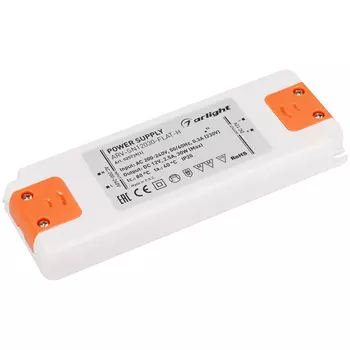 Блок питания ARV-SN12030-FLAT-H (12V, 2.5A, 30W) (Arlight, IP20 Пластик, 3 года), 025739(1)