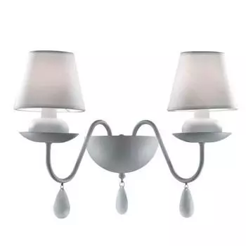 Бра Ideal Lux Blanche AP2 Bianco 035598