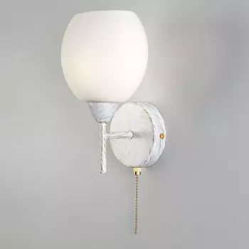 Citilux Флорида CL148310 Бра с выключателем Белое с патиной