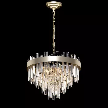 Citilux Лаура CL301262 Люстра хрустальная подвесная Шампань