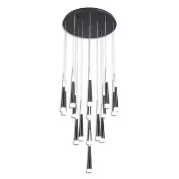 Citilux Вегас CL227161 LED Люстра каскадная Чёрная