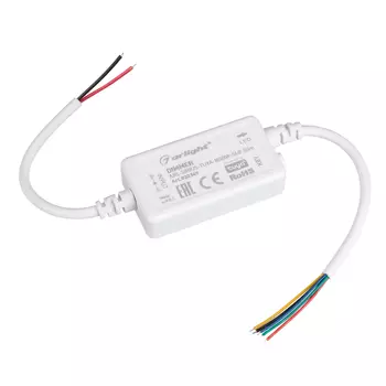 Диммер ARL-SIRIUS-TUYA-RGBW-SUF Slim (12-24V, 4x1.5A, 2.4G) (Arlight, IP20 Пластик, 3 года)