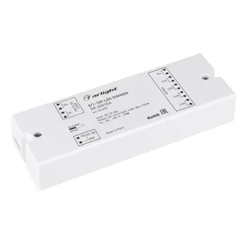 Диммер SR-2001EA (12-24V, 384-768W, 1-10V, 4CH) (Arlight, IP20 Пластик, 3 года)
