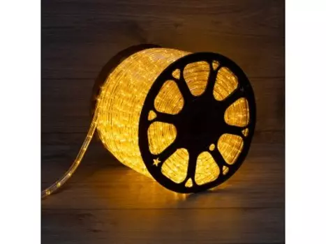 Дюралайт LED, постоянное свечение (2W) - желтый, 30 LED/м, бухта 100м