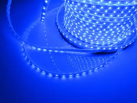 Дюралайт Milky LT-2W-100M-240V-B синий, 6*9мм