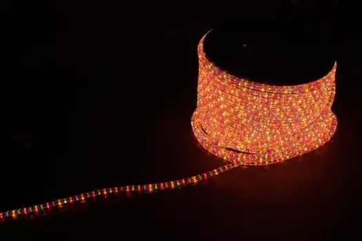 Дюралайт (световая нить) со светодиодами, 3W 50м 230V 72LED/м 11х17мм, синий-красный, LED-F3W