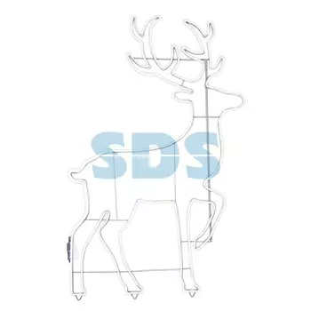 Фигура световая «Сказочный олень» из гибкого неона, 140х93 см, 1680 LED, цвет свечения белый NEON-NIGHT