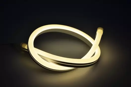 Гибкий неон LN-FX-FCB-2835-2W-50M-240V-WW тёплый белый, 15х26мм, 1М