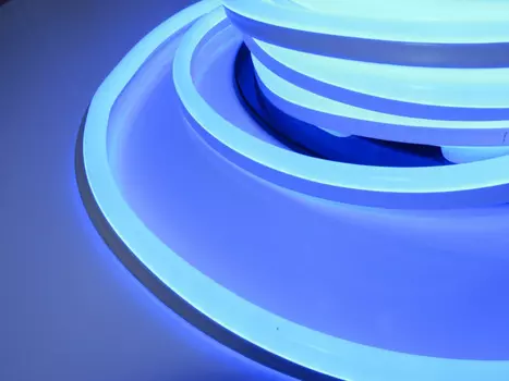 Гибкий неон LN-FX-FCB-3528-2W-50M-240V-B синий, 15х26мм, 1М