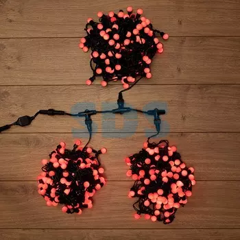 Гирлянда LED ClipLight - ШАРИКИ 24V, 3 нити по 20 м, цвет диодов Красный