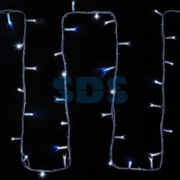 Гирлянда модульная Дюраплей LED 20м 200 LED белый каучук , мерцающий Flashing (каждый 5-й диод), Белая