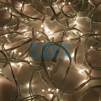 Гирлянда модульная Дюраплей LED 20м 200 LED белый каучук ТЕПЛЫЙ БЕЛЫЙ