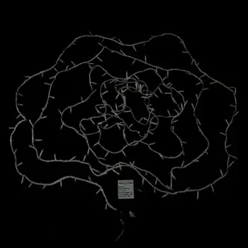 Гирлянда Нить с Эффектом Бегущий Огонь 10м Разноцветная 24В, 200 LED, Провод Прозрачный Силикон, IP65