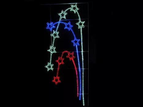 GRP-418 (White/Blue/Red) MOTIF 250х112см (3шт/кор, 2шт/кор)