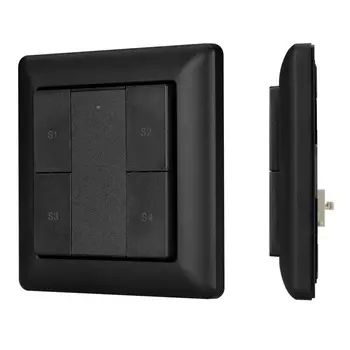 INTELLIGENT ARLIGHT Панель DALI-223-1G-4SC-IN-BLACK (BUS, только сцены) (INTELLIGENT ARLIGHT, -)