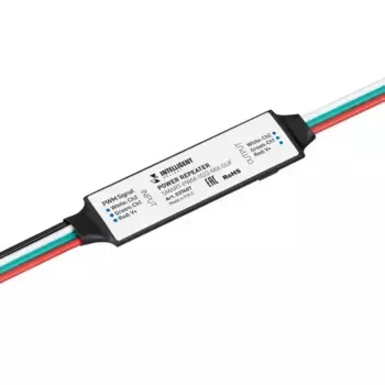 INTELLIGENT ARLIGHT Усилитель SMART-PWM-1022-MIX-SUF (12-24V, 2x2.5A) (IARL, IP20 Пластик, 5 лет)
