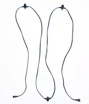 Комплект подключения с 3 коннекторами 24V, Длина 3м, Провод Черный ПВХ