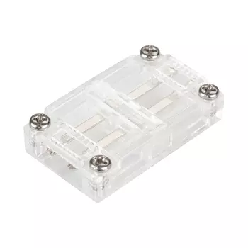 Коннектор прямой для ленты ARL-50000PV (15.5x6mm) прозрачный (Arlight, Пластик)