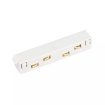 Коннектор прямой MAG-ORIENT-CON-I-POWER (WH) (Arlight, IP20 Пластик, 3 года)