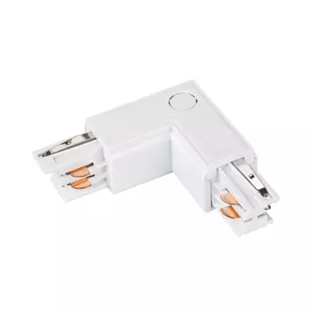 Коннектор угловой LGD-4TR-CON-L-EXT-WH (C) (Arlight, IP20 Пластик, 3 года)