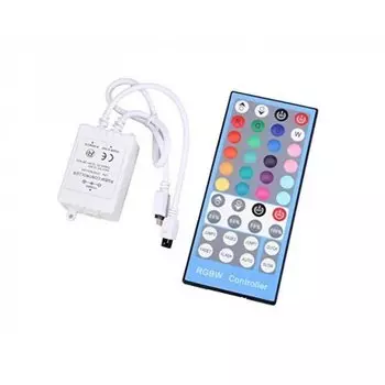 Контролер для ленты RGBW с пультом 12/24В, 96/192Вт, 8A, GDC-RGBW-96-I-IP20-12