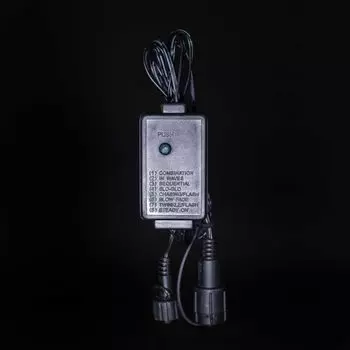 Контроллер для Cиликоновых Нитей 24В с Возможностью Управления, до 600 LED, Провод Черный Каучук, IP65