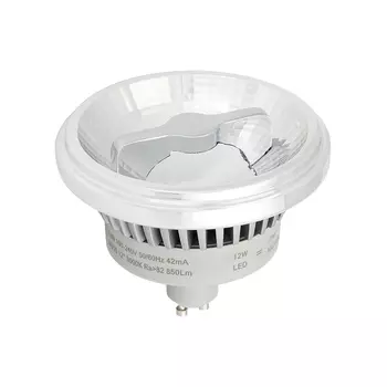 Лампа AR111-FORT-GU10-12W-DIM Day4000 (Reflector, 24 deg, 230V) (Arlight, Металл)