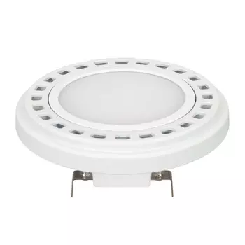 Лампа AR111-UNIT-G53-12W- Warm3000 (WH, 120 deg, 12V) (Arlight, Металл)