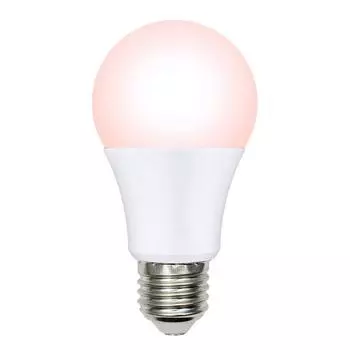 Лампа светодиодная диммируемая для птиц Uniel E27 9W LED-A60-9W/SCEP/E27/FR/DIM IP65 PLO65WH UL-00003189