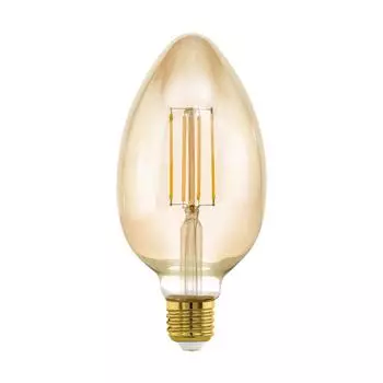 Лампа светодиодная диммируемая филаментная Eglo E27 4W 2200K янтарная 11836