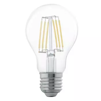 Лампа светодиодная филаментная Eglo E27 6W 2700К прозрачная 11501